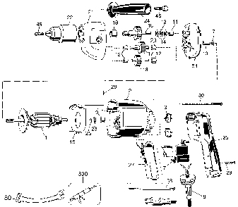 Part Location Diagram of 133688-00 Black and Decker Brush and holder